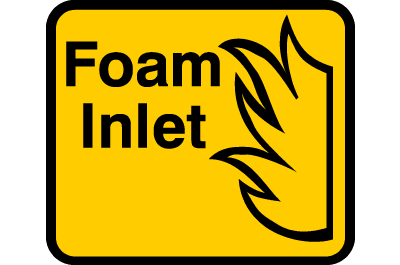 Fire Sign - Foam Inlet