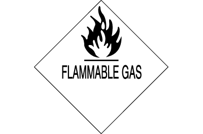 Fire Sign - Flammable Gas 2