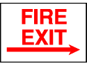 Fire Sign - Fire Exit (Right)