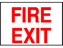 Fire Sign - Fire Exit