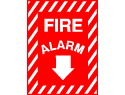 Fire Sign - Fire Alarm (Red)