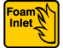 Fire Sign - Foam Inlet