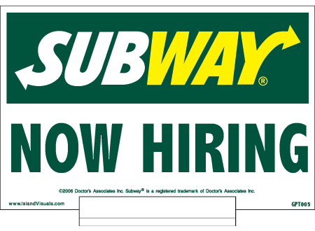 Gas Pump Top - Now Hiring