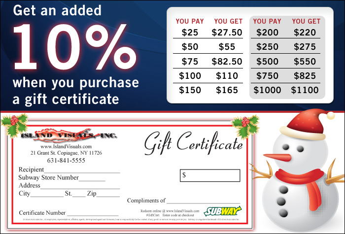 Gift Certificate