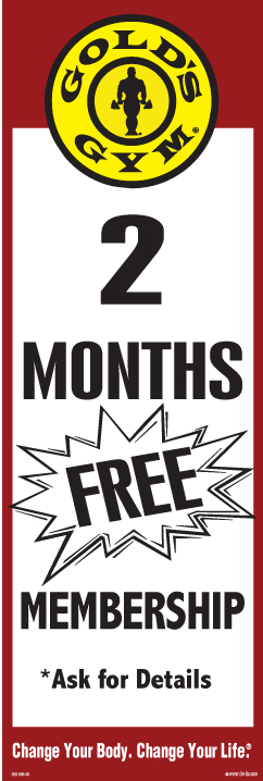 Gold's Gym 2 Months Free