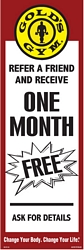 Gold's Gym One Month