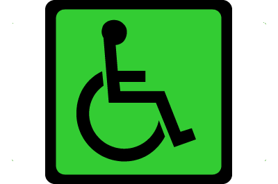 Handicap Signs - General (Green)