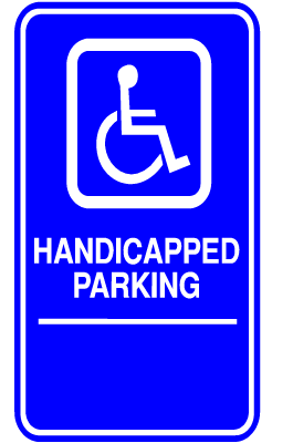Handicap Signs - Parking 2