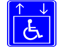 Handicap Signs - Up Or Down