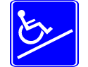 Handicap Signs - Ramp 1