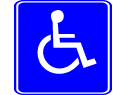 Handicap Signs - General (Blue)