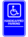 Handicap Signs - Parking 2