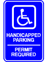 Handicap Signs - Permit Required