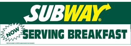 Horizontal Breakfast Banner