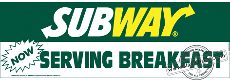 Horizontal Breakfast Banner