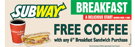 Horizontal Free Coffee Banner