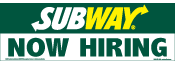 Horizontal Now Open Banner