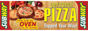 Horizontal Pizza Banner