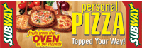 Horizontal Pizza Banner