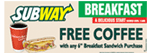 Horizontal Free Coffee Banner