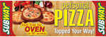 Horizontal Pizza Banner