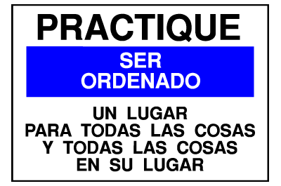 Info Signs - Housekeeping (Spanish)