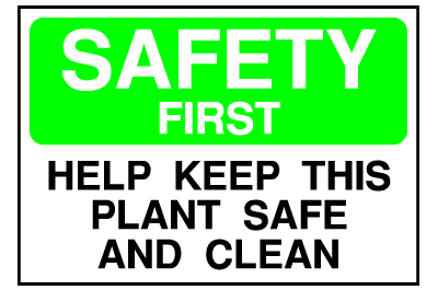 Info Signs - Keep Plant Safe