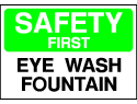 Info Signs - Eye Wash Fountain