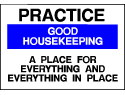 Info Signs - Housekeeping