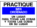 Info Signs - Housekeeping (Spanish)