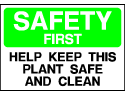 Info Signs - Keep Plant Safe