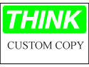Info Signs - Think (Custom)