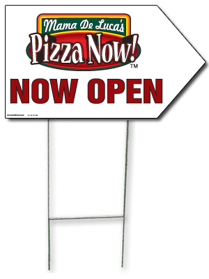 Arrow Picket Sign - Now Open