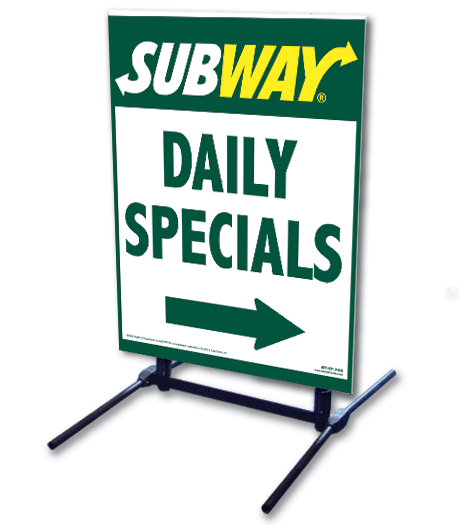 Outdoor Self Standing Sign - Daily Specials