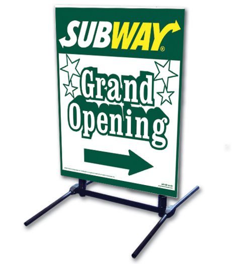 Outdoor Self Standing Sign - Grand Opening