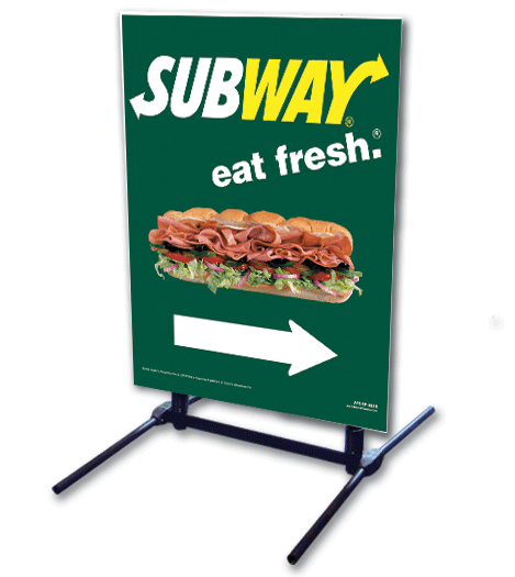 Outdoor Self Standing Sign - Eat Fresh