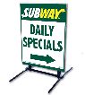 Outdoor Self Standing Sign - Daily Specials