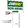 Now Hiring Picket Sign