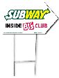 Arrow Picket Sign