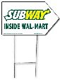 Arrow Picket Sign
