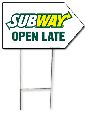 Arrow Picket Sign
