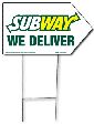 Arrow Picket Sign