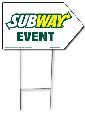 Arrow Picket Sign