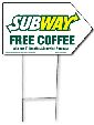 Arrow Picket Sign