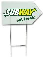 Arrow Picket Sign