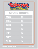 Static Cling Store - Popeyes