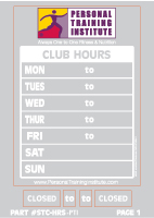 Static Cling Store Hours