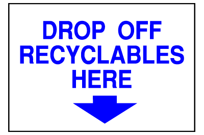 Environmental Signs - Recyclables