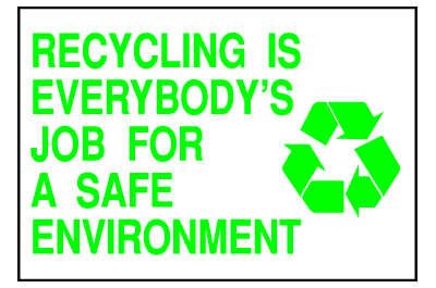 Environmental Signs - Recyclable! 04