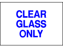 Environmental Signs - Glass - Clear